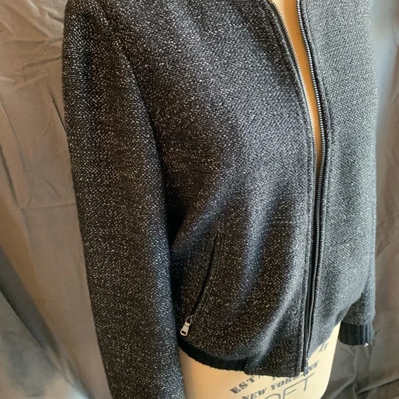 LOFT Knit Bomber Jacket - Picture 2 of 3